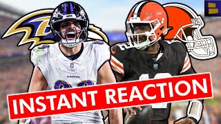 A WIN IS A WIN! Baltimore Ravens INSTANT REACTION After 23-16 Win vs. Cleveland Browns