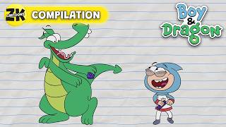 WOO DANCE MADNESS! 🪩 Boy & Dragon | Compilation | ZeeKay Cartoons