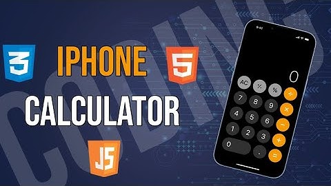 iPhone Calculator in Android/iPhone Using Js