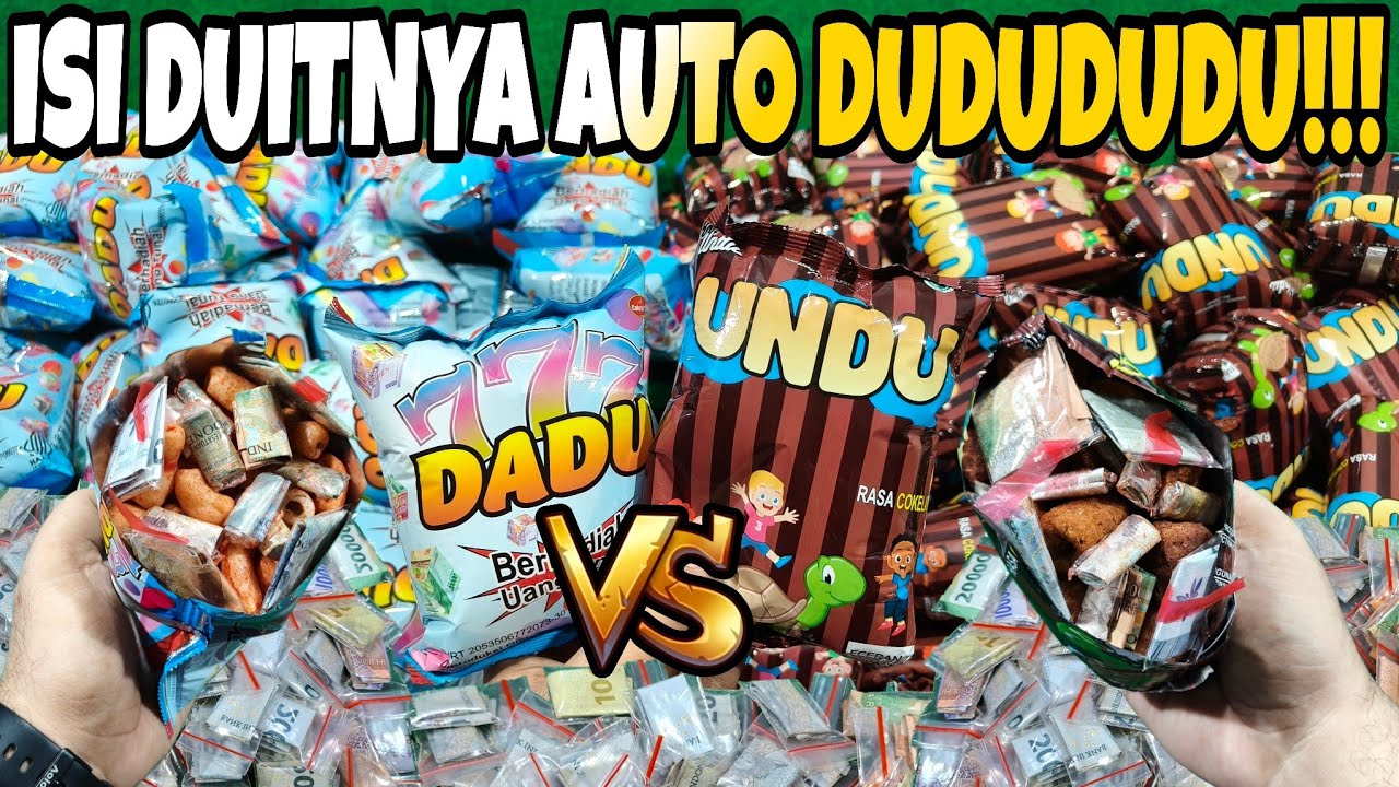 MANA YG PALING AUTO DUDUDUDU??? UNBOXING CIKI UNDU COKLAT vs CIKI DADU BERHADIAH UANG