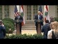 President Donald Trump remarks with Lebanon PM  Saad Hariri