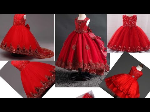 baby girl red frock