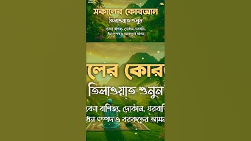 সকালের দোয়া ও জিকির । সকালটা শুরু হোক হৃদয় শীতল করা বরকতময় আয়াত দিয়ে। Adhkar Al-Sabah by Alaa Aqel