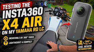 I Mounted The Insta360 X4 Air On My Yamaha RD250LC... The Results Surprised Me!