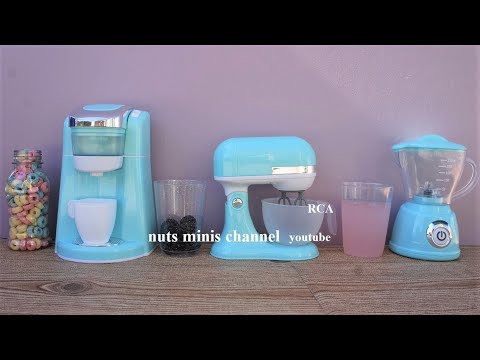 Mini Kitchen Set With Blender, Mixer