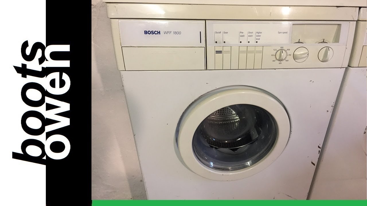 How to Replace Carbon Brushes on a Washing Machine (Bosch) 