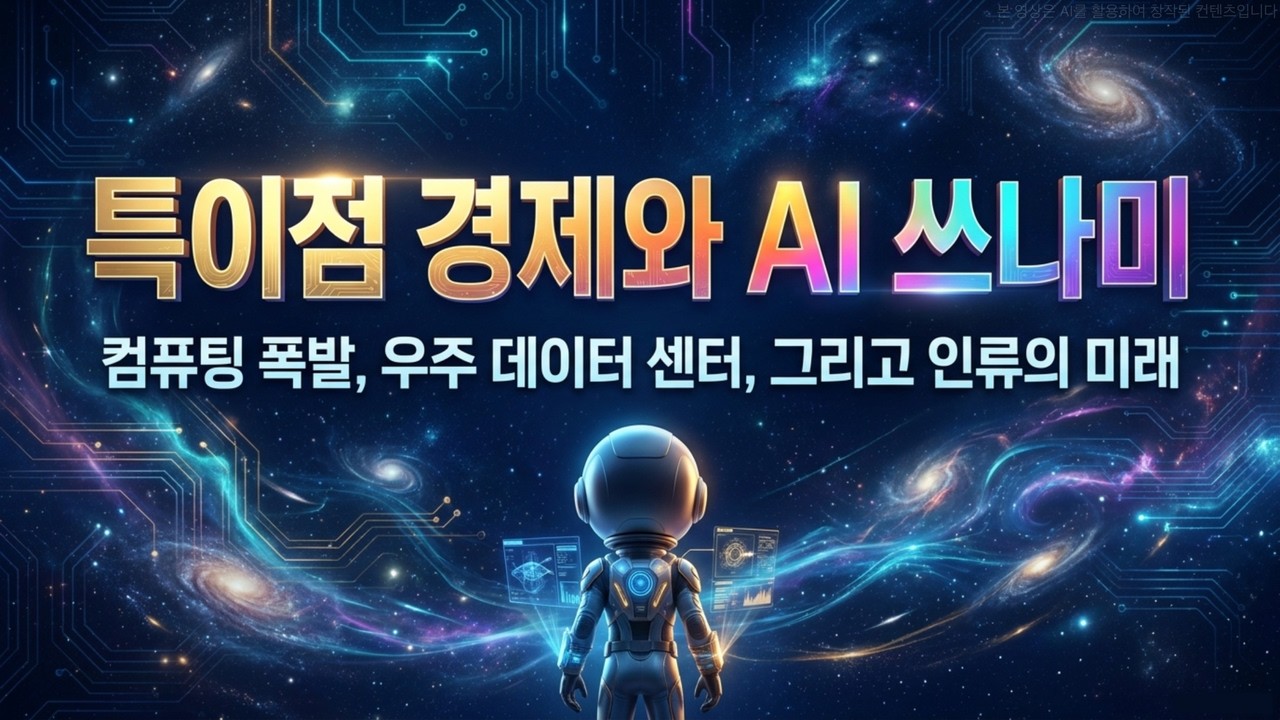 [우주경제와 특이점 도래] 1조 달러 AI 쓰나미가 만든 거대한 부의 이동! 인프라 병목을 선점하라 | 지구를 떠나는 AI 특이점 경제