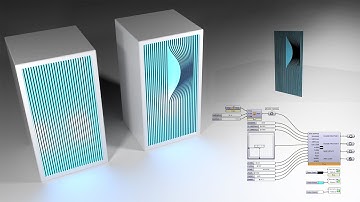 Rhino & Grasshopper Facade Structure Region Sweep Full tutorial Parametric Architecture