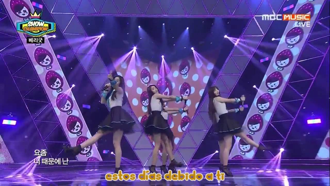 Berry Good Because of you live sub esp YouTube