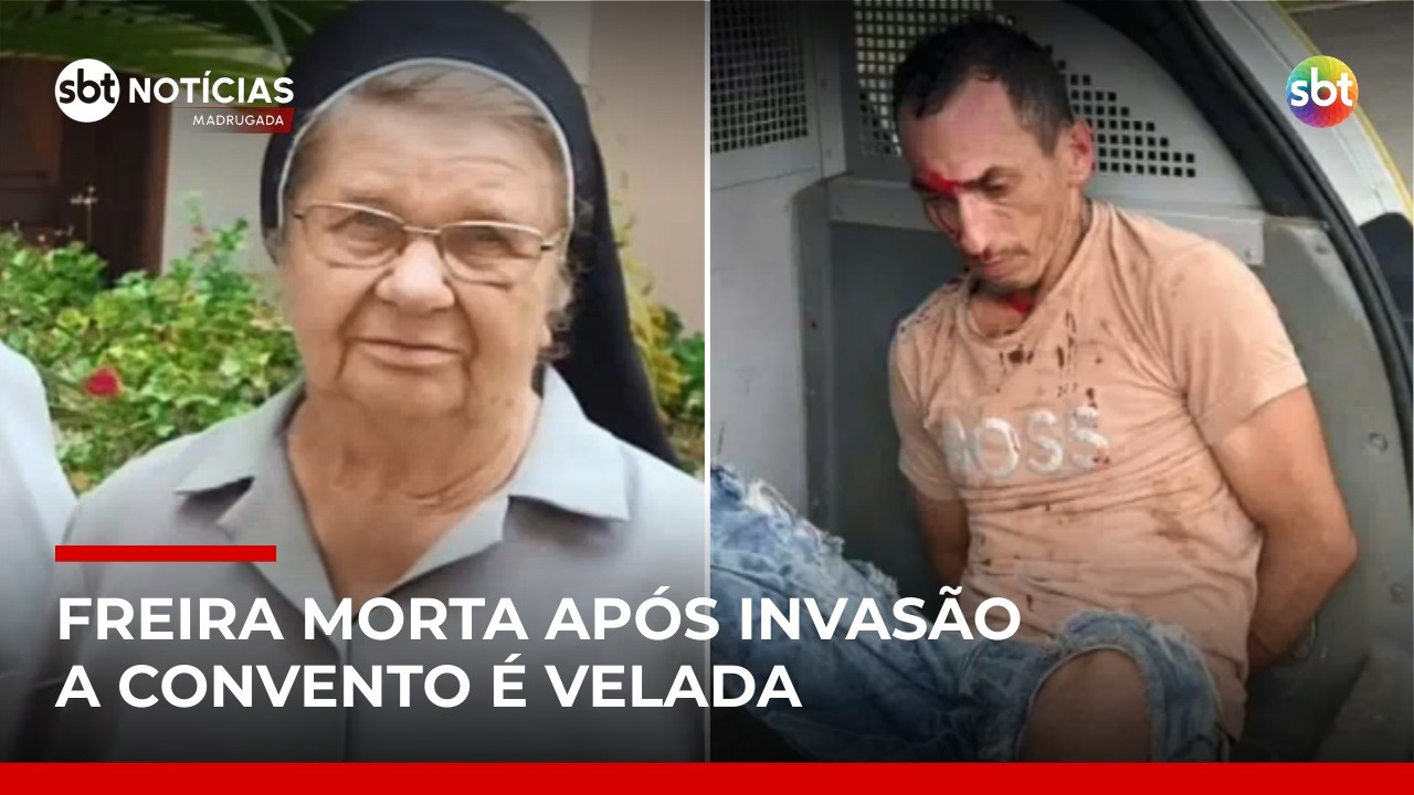 Freira assassinada em convento é velada no Paraná; suspeito confessa crime | #SBTNotícias