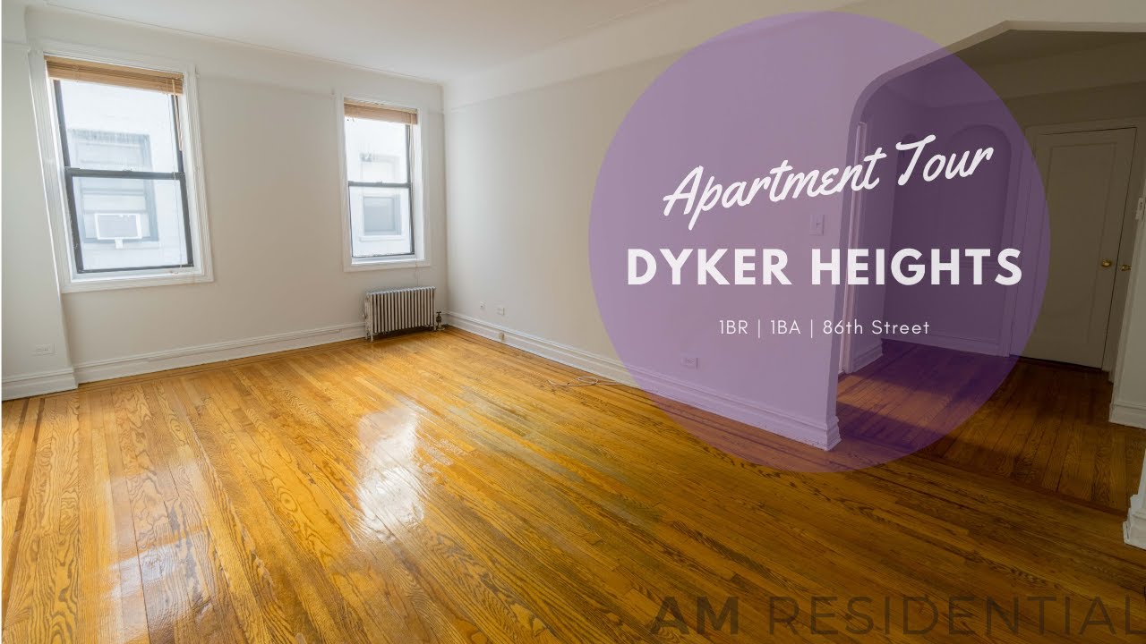 Video Tour One Bedroom Apartment at 86th st, Dyker Heights, Brooklyn