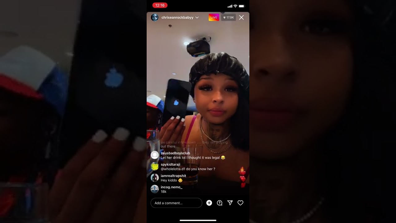 @ChriseanRock Chrisean Rock Leaks Her Location ! craziest live ! - YouTube
