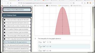 Math 20-1 Unit 5 Makeup Test Solutions