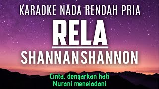 Rela - Shanna Shannon Karaoke Nada Pria  3 Gm