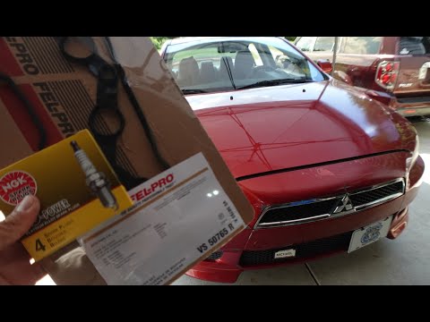 How to Replace a Valve Cover Gasket & Spark Plugs on 2008 Mitsubishi Lancer GTS 2.0L / Oil Leak Fix