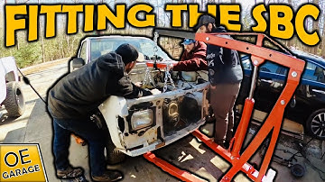 Hardbody D21 SBC Build Part IV: Day two of the work weekend, welding in engine mounts!