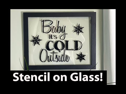 Video: DIY Farvet Glas På Glas - Instruktioner Med Fotos, Videoer Og Stencils