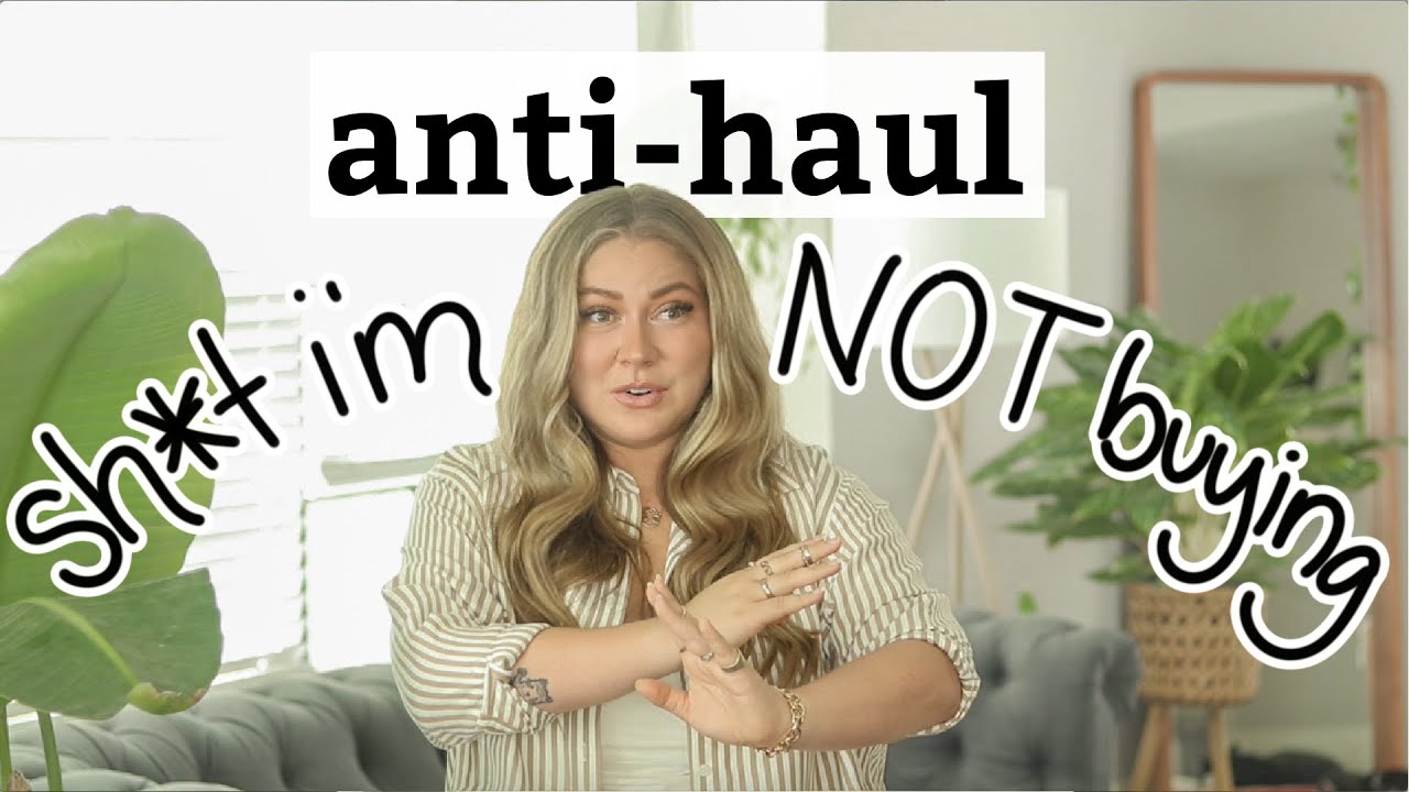 things I'm not buying (what I talked myself out of buying) | eco-minimalism