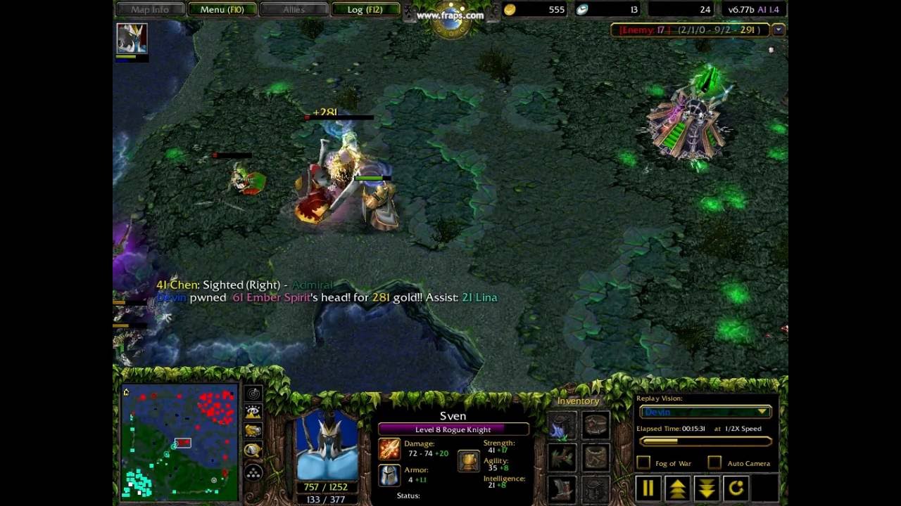 Dota, Sven's Unbelievable Storm Bolt Kill