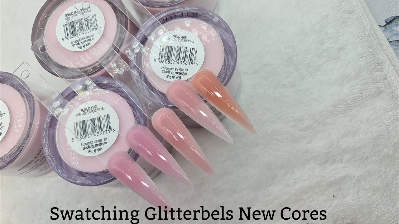 Swatching The New Glitterbels Core Powders 😍 