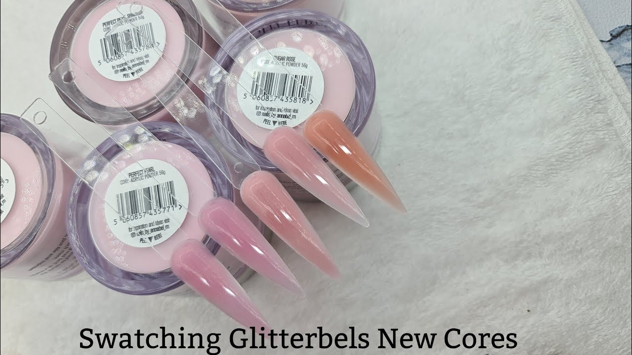 Swatching The New Glitterbels Core Powders 😍