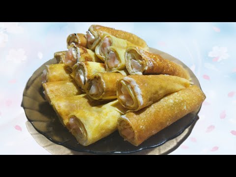 Блины с лососем