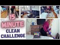 15 Minutes Per Room | CLEAN CHALLENGE!