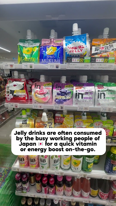 Sugoi Japanese products that are good for the body! #japan #japantravel #japanesefood #foodie #jelly