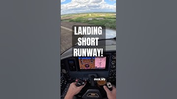 SHORT RUNWAY LANDING!! Do not mess this up! | Pilots & Aviation #pilottraining
