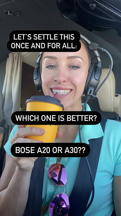 Bose A20 vs A30? Put your answer in the comments please! #pilotkaity
