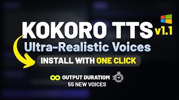 Most Realistic AI Text to speech! 100% Free, No Copyright, Offline | Kokoro TTS v1 - Easy Setup