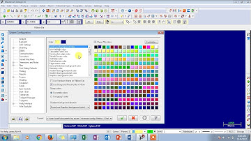 change background colour in Mastercam