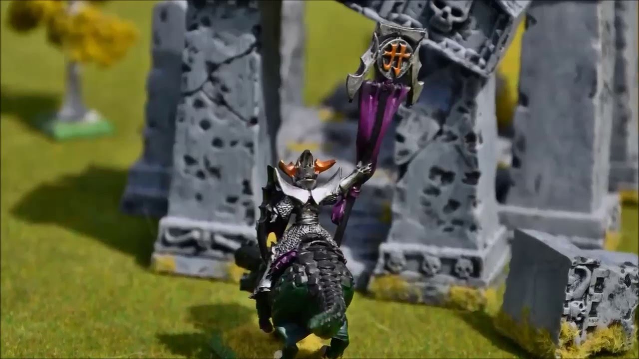 Warhammer Dark Elves Cold One Knights Miniatures