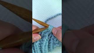Decreases in the Fisherman's Rib stitch #shorts #knitting #sowoolly