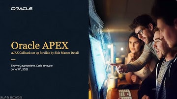 Oracle APEX Master Detail: Side by Side AJAX Refresh