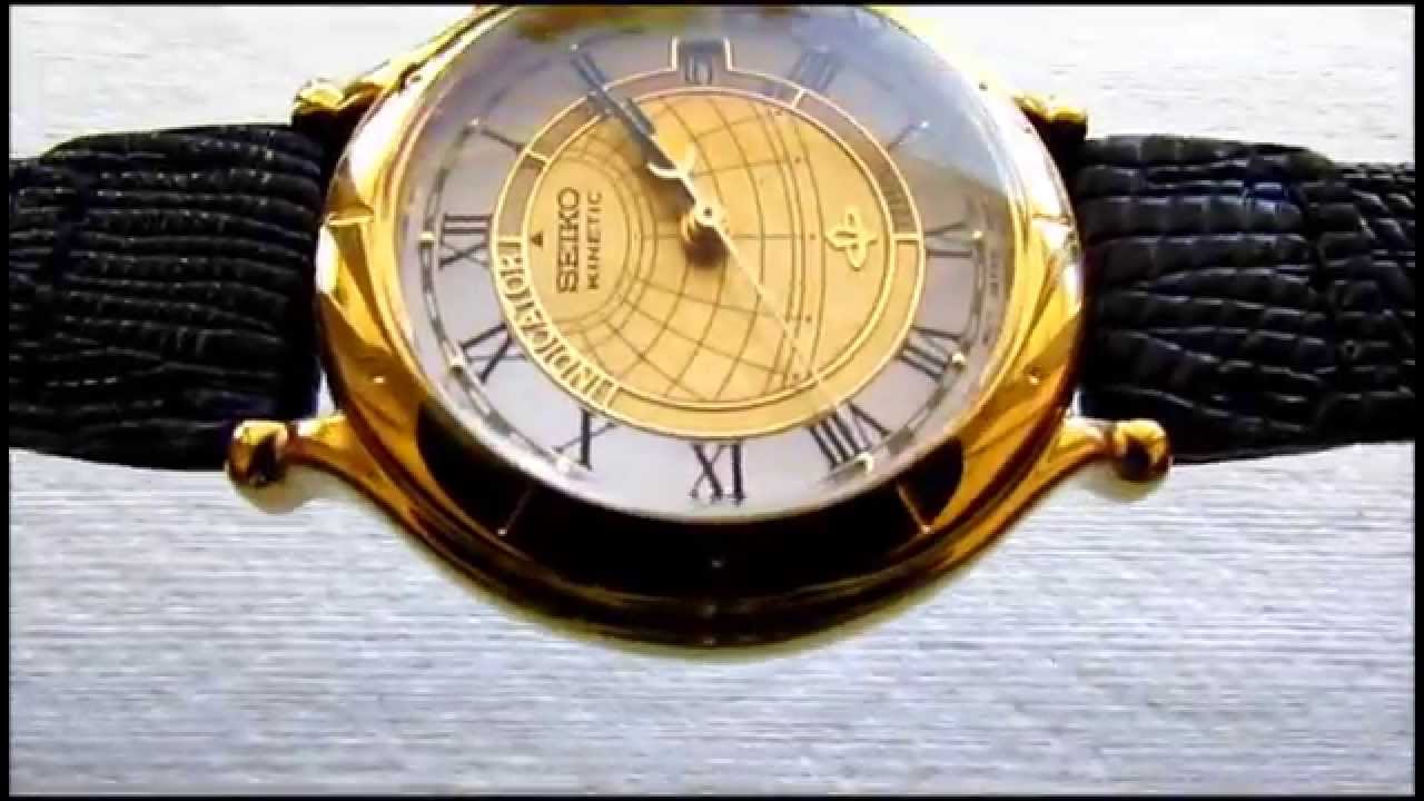 browser bladre Udsæt Seiko indicator Kinetic 3M22 0A60 Ladies Watch - YouTube