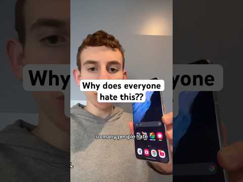 Why does everyone hate swipe gestures?? #andorid #samsung #techfacts #techtok