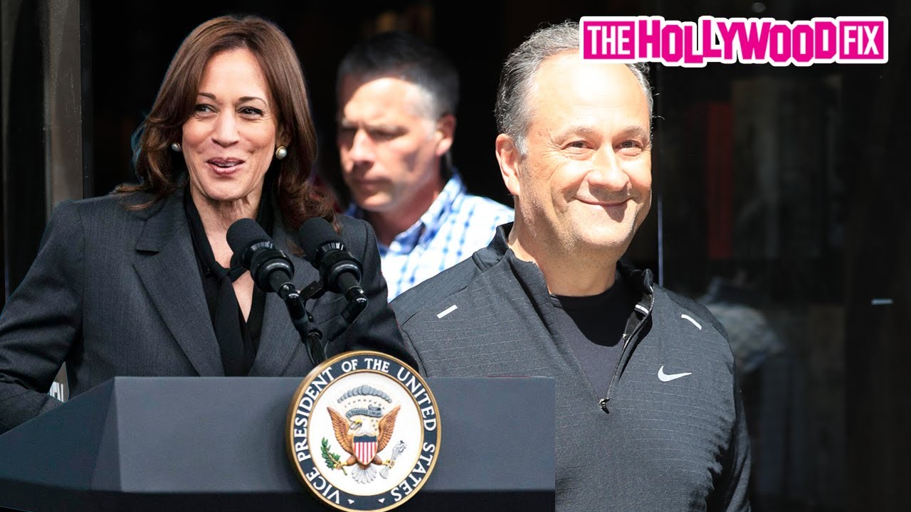 Vice President Kamala Harris's Husband Doug Emhoff Goes Gift Shopping For Her In Beverly Hills, CA