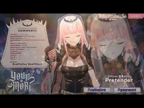 [Pretender] Live Cover by Calliope Mori w/ Lyrics Subtitle