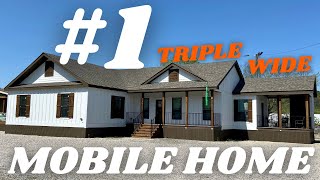 The TOP mobile home on the market!! Large triple wide with outdoor hangout!! Modular Home Tour