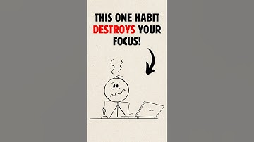 This ONE Habit DESTROYS Your Focus | Self Improvement Tips #shorts