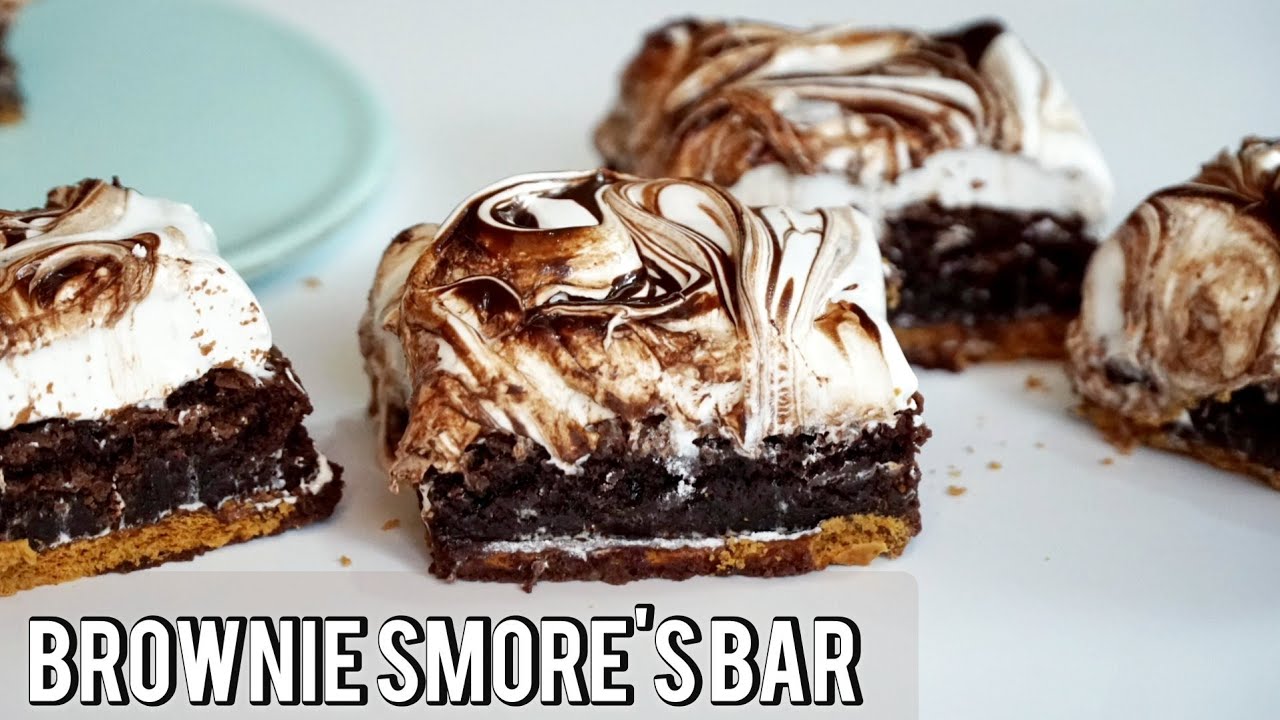 SMORE'S FUDGY BROWNIES RECIPE WITH COSTING WITH HOMEMADE MARSHMALLOW