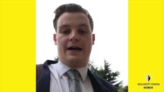 Chris Lovelock Trainee Video Diary 1