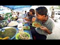 Braised beef stick myanmar street food       