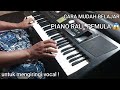 Cara belajar piano keyboard mengiringi rall vokal semua lagu pemula 