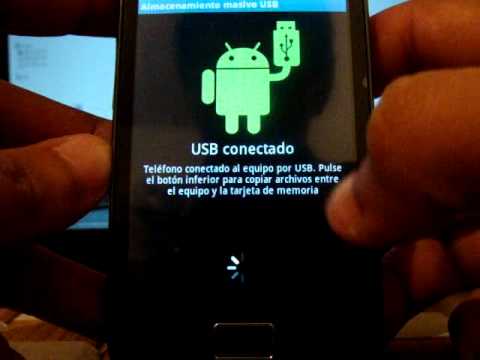 como conectar el celular samsung galaxy ace al pc