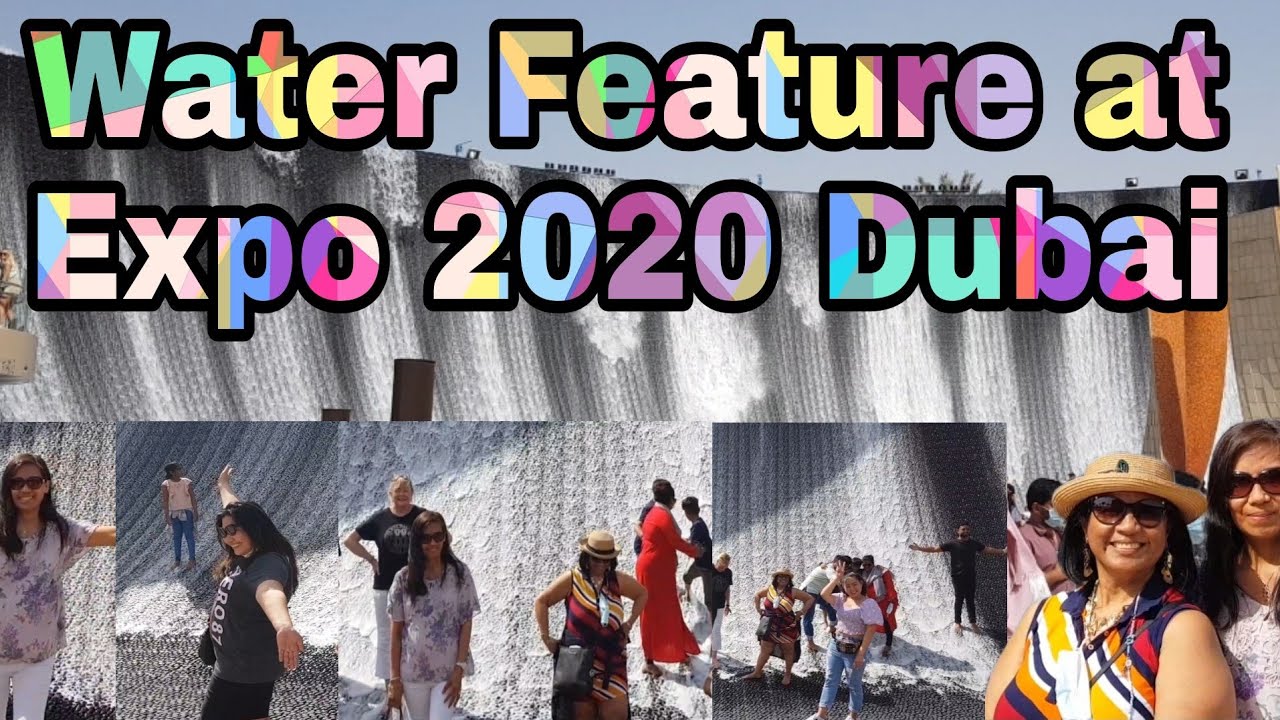 Amazing Artificial Waterfalls in Dubai Expo 2020 - YouTube