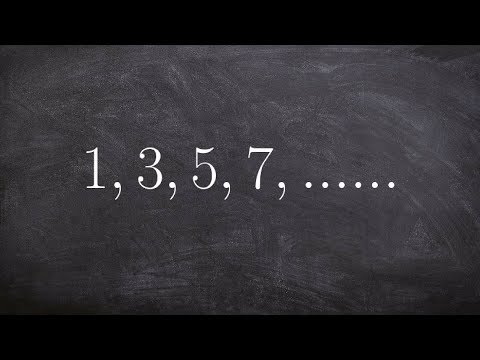 When given the first four terms of a sequence find the formula