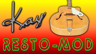 Kay K1 B Resto Mod | P-90's | Complete Refret | Nut | Bigsby