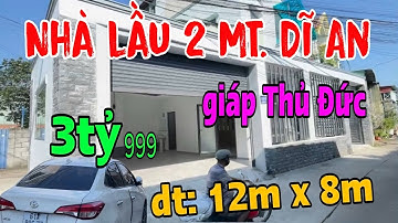 CỰC HIẾM. Nhà lầu 2 Mặt Tiền giáp Thủ Đức TPHCM. Chỉ 3tỷ 999. #806